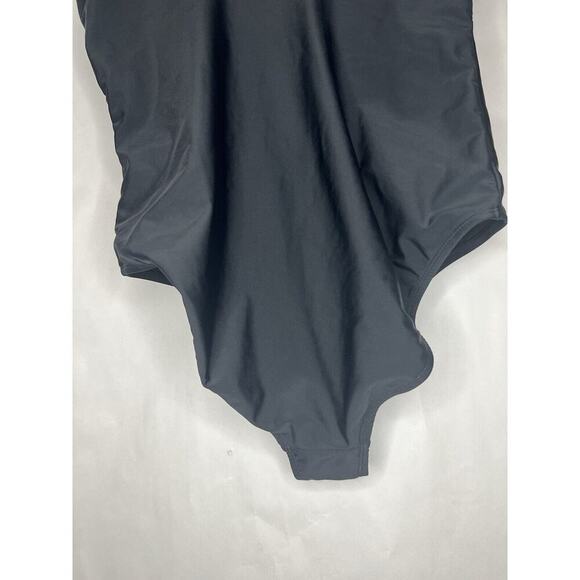 Old Navy Women’s Black Ruffle Sleeve One Piece Swimsuit Size L - Picture 8 of 11